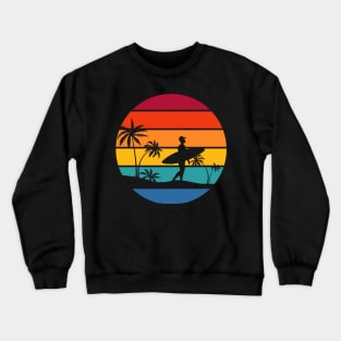 California Surfing retro Surfer Crewneck Sweatshirt